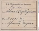 Etiketten zu Quarz (Amethyst-Zepter) (NHMW-MIN-Ag130)
